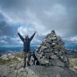 På toppen av Napen 1350 meter over havet